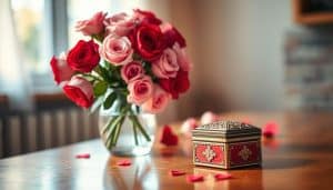 Valentinstag Geschenk für eine Frau