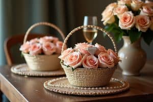 Luxuriöse Präsentkörbe zur diamantenen Hochzeit