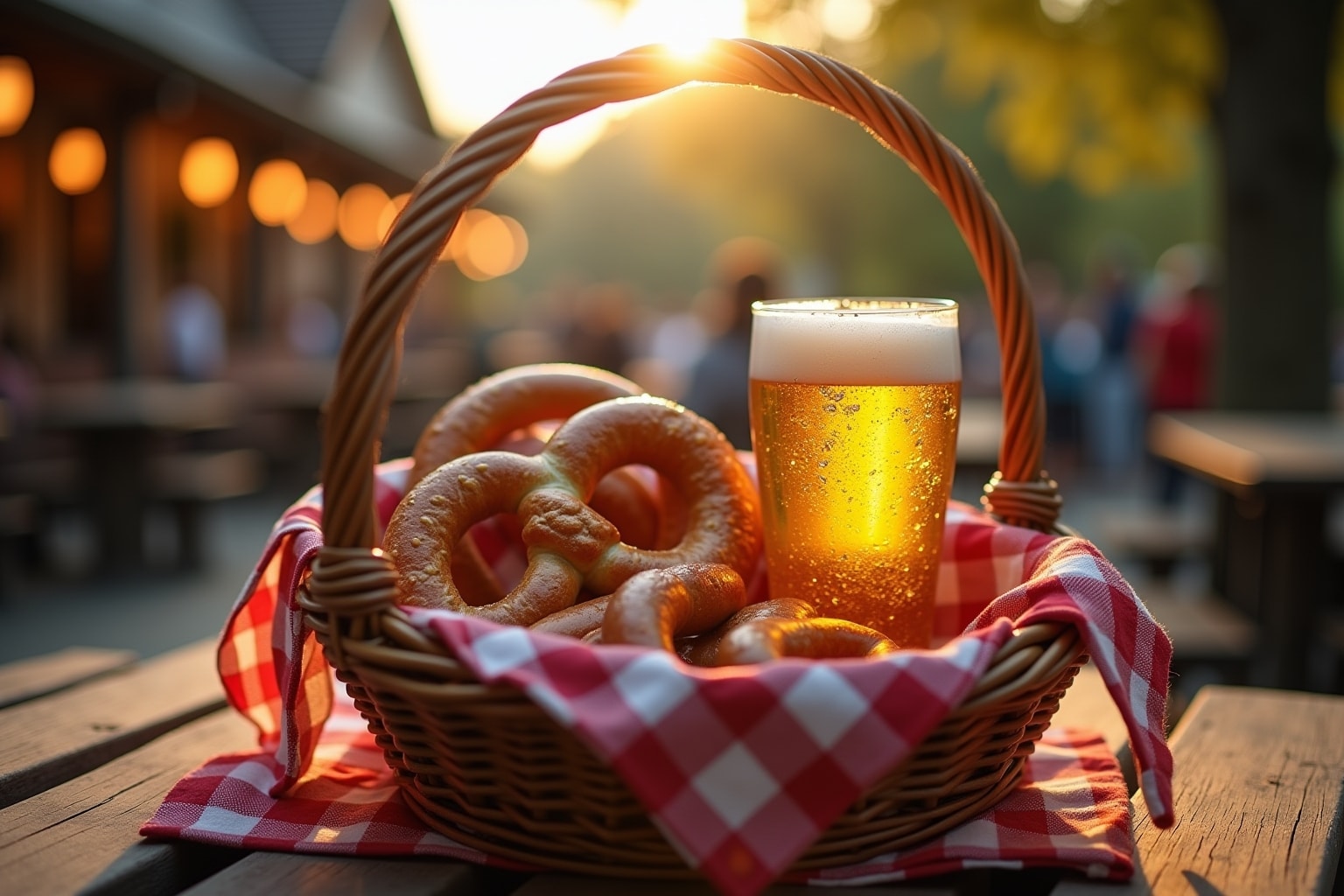 Biergarten-Geschenkkörbe für unvergessliche Momente