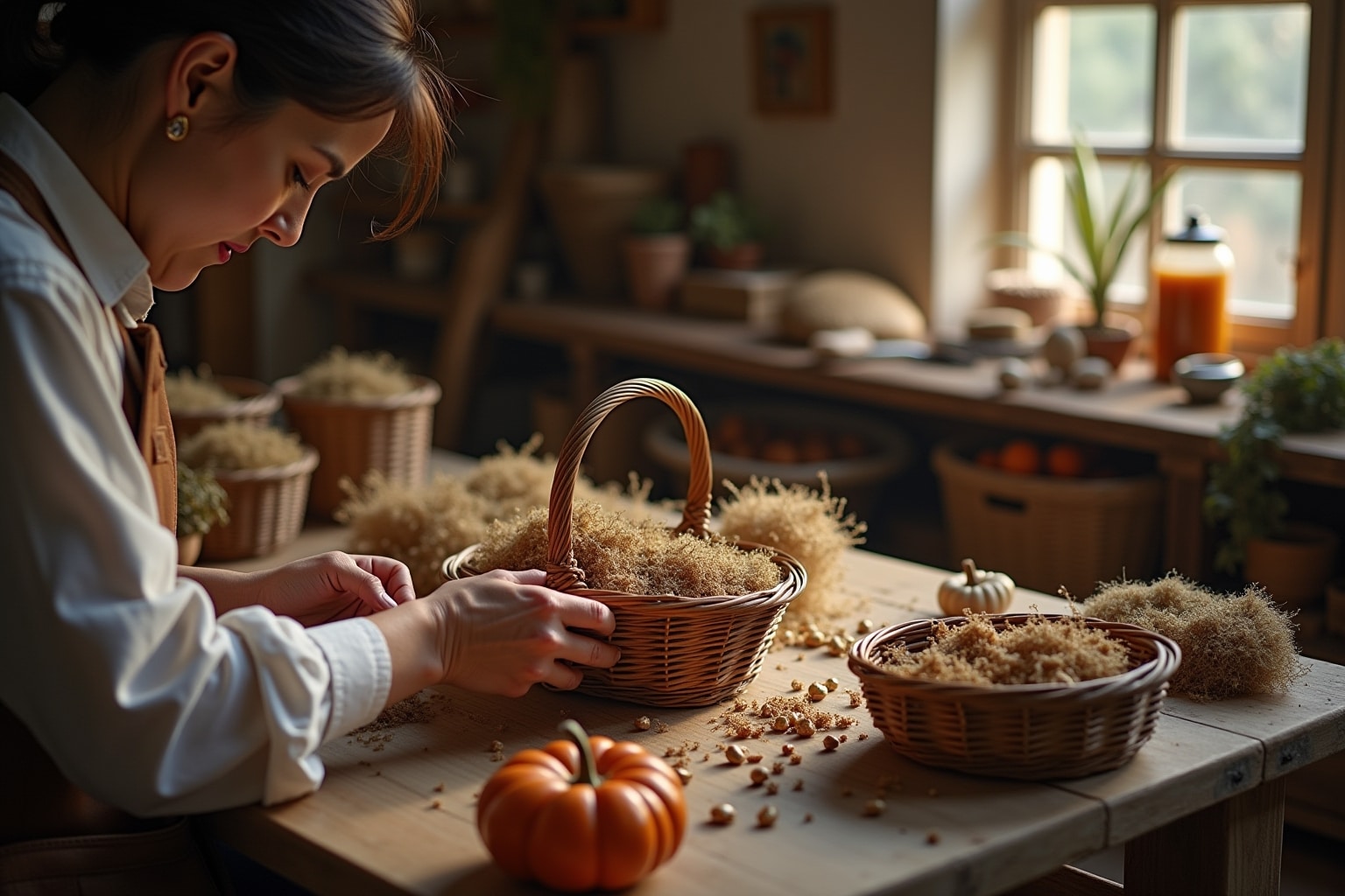 Füllmaterial für Geschenkkörbe selber machen