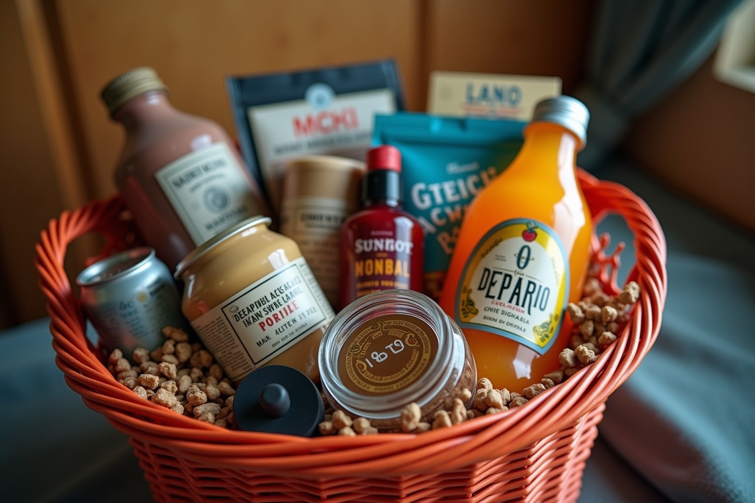 Lustige Geschenkkörbe für Männer: Lachen schenken