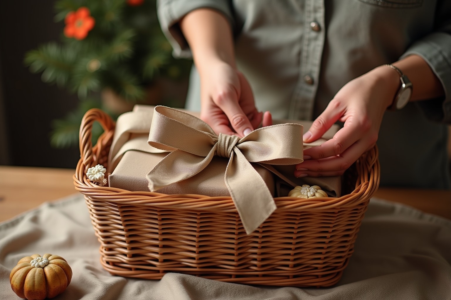 So verpackst du Geschenkkörbe stilvoll